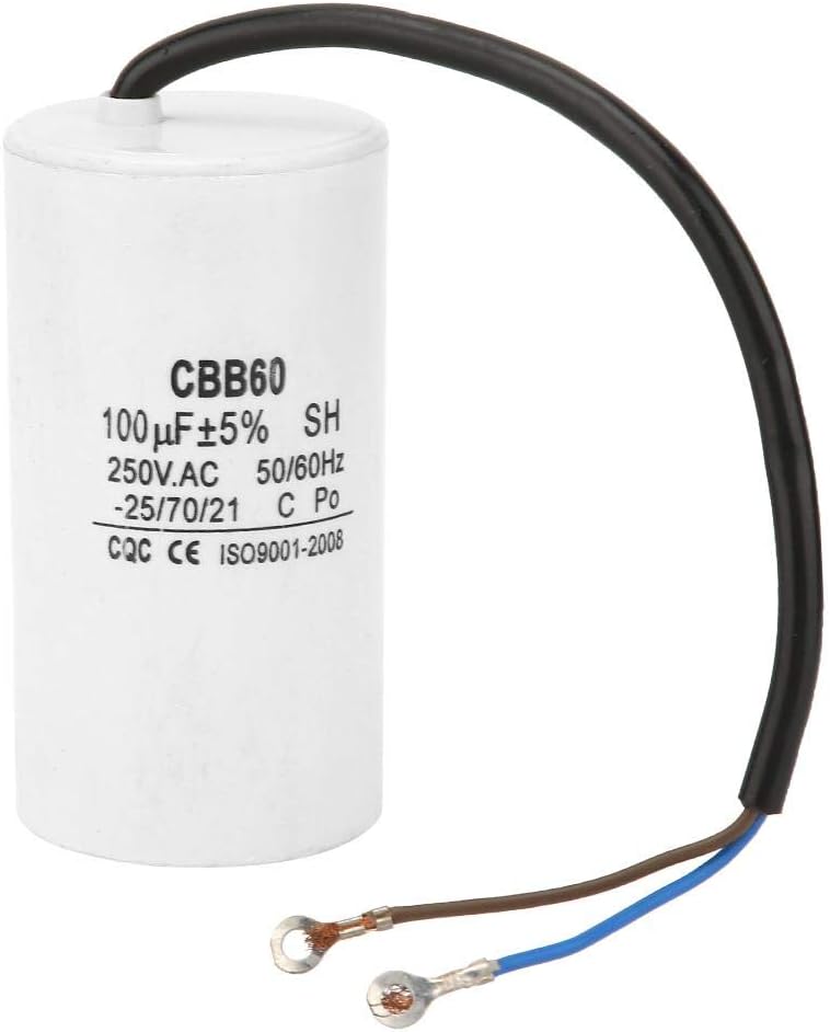 CBB60 Capacitor 100uf Plastic Run Capacitor Motor Capacitor