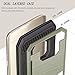 Galaxy S7 Edge Case, TILL(TM) Impact Resistant Protective Shell Galaxy Wallet Cover Shockproof Rubber Bumper Case Anti-Scratches Hard Cover Skin with Card Slot for Samsung Galaxy S7 Edge G9350, Green
