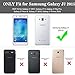 Samsung Galaxy J7 Case with HD Screen Protector,(Not Fit J7 2016) AnoKe[Card Slots Holder][Not Wallet] Plastic TPU Hybrid Shockproof Heavy Duty Case for Samsung Galaxy J7 J700 2015 KC2 Mint