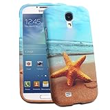 Fosmon MATT Series Rubberized Case for Samsung Galaxy S4 IV - i9500 (Beach with Star Fish)