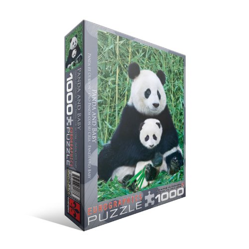 EuroGraphics Panda and Baby 1000 Piece Puzzle