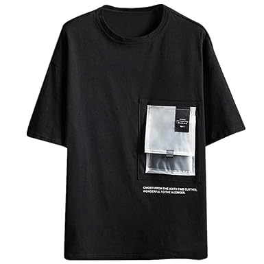 Große Größe Baumwollmischung Tops für Herren, Skxinn Männer Casual Drucken Tees Shirt Kurzarm Rundkragen T-Shirt Sweatshirts 