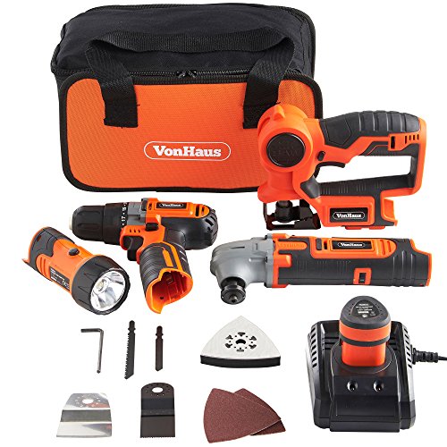 VonHaus 4-Piece 12V Cordless P…