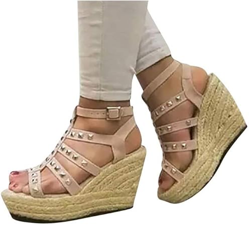 Ulanda-EU Sandali Donna - Sandalias de Vestir para niño Rosa A-Rosa