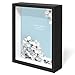 Swing Design Chroma Picture Frame and Shadow Box, 8 x 10, Black