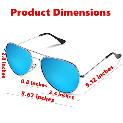 Yveser Polarisierte Sonnenbrille Pilotenbrille für Herren & Frauen Yv3025 – Bild 4