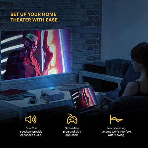 KODAK FLIK X4 Home Projector | 4.0 LCD Compact Home Theater System Projects Up to 150” with 1080p Compatibility & Bright… - Image 4