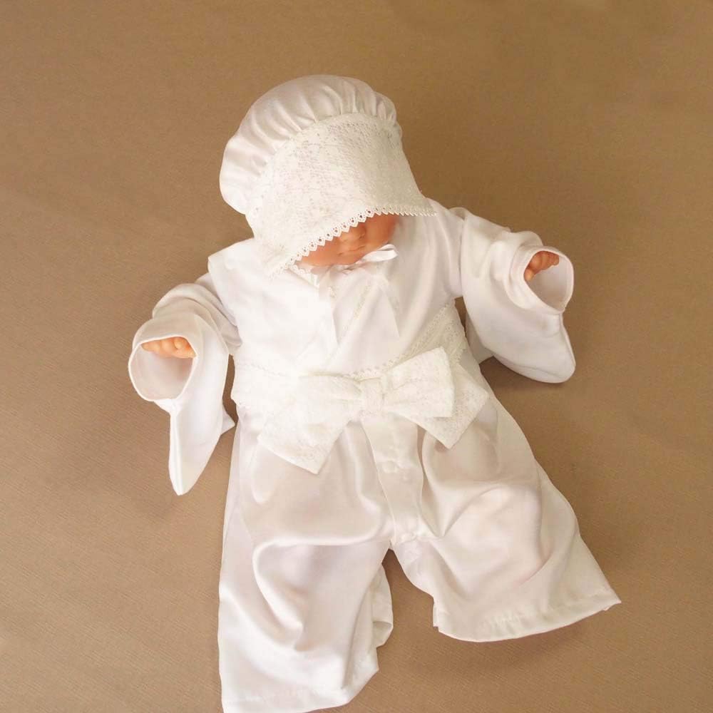 Amazon Co Jp 日本製 お宮参り 袴タイプ セレモニードレス ベビードレス ソックス付き3点セット 春秋素材 お帽子 靴下付き 服 ファッション小物