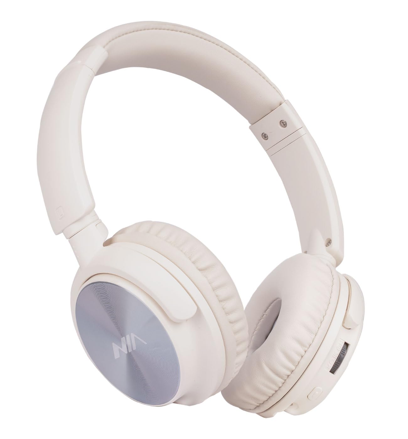 XuanGui Wireless Bluetooth On Ear Headphones, Hi-Fi Stereo Sound Wireless Headphones with Mic, 12H Playtime, Bluetooth 5.3, Light-weight and Comfortable Design for Travel Smartphone MP3 (White)