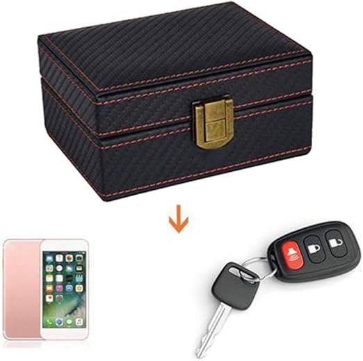 Cherishly Caja de Faraday, caja de bloqueo de señal de llave de coche, caja de bloqueo