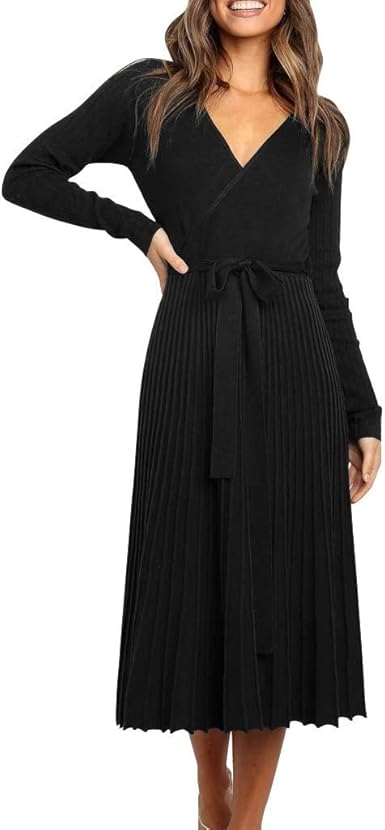 abito lungo tinta unita