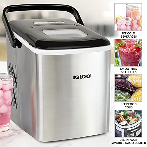 Igloo Automatic SelfCleaning Portable Electric Countertop Ice Maker