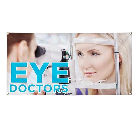 Amazon Com Vinyl Banner Sign Eye Doctors Health Care Eye Doctors