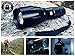 DAX Tactical Flashlight Kit: 2 Rechargeable Flashlights: High Lumen LED Flashlights, Super Bright, Zoomable, 5 Light Modes, Military Grade, Water Resistant, 18650 Batteries, Charger, Gift Box,