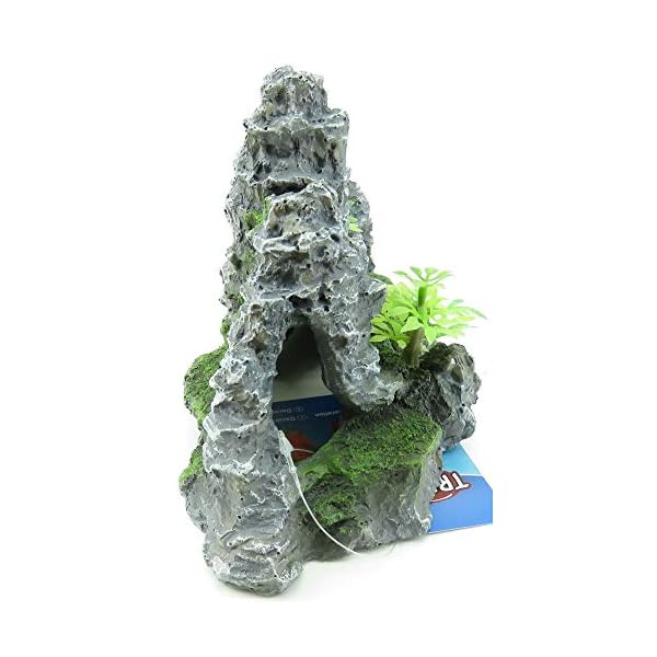 Trixie 8853 Felsformation mit Höhle/Pflanzen, 22 cm – Bild 3