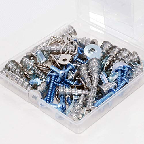 Ansoon SelfDrilling Hollow Metal Stud Wall Anchors with Screw Kit for
