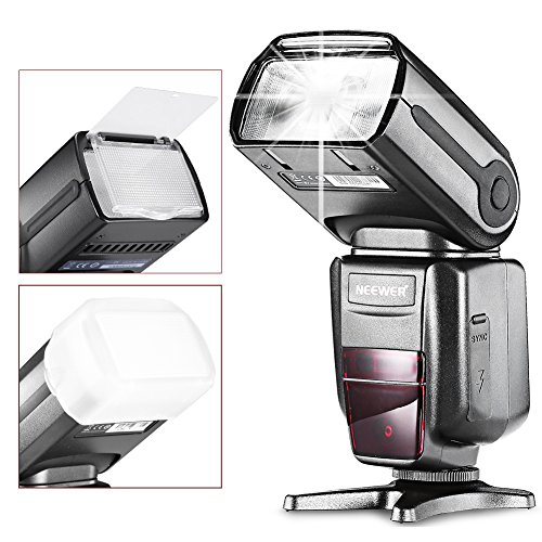 Neewer NW565EX ETTL Slave Flash Speedlite with Flash Diffuser for