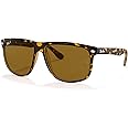 Ray-Ban RB4147 Boyfriend Sunglasses For Men For Women+ BUNDLE with Designer iWear Eyewear Care Kit