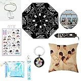Youyouchard BTS Bangtan Boys,BTS Umbrella+BTS Keychain+Double-sided Pillow Case/Cushion Covers+ BTS Bracelet+Cosmetic Bag+Makeup Mirror+BTS Stickers,Bts Gift for Girls(H02)
