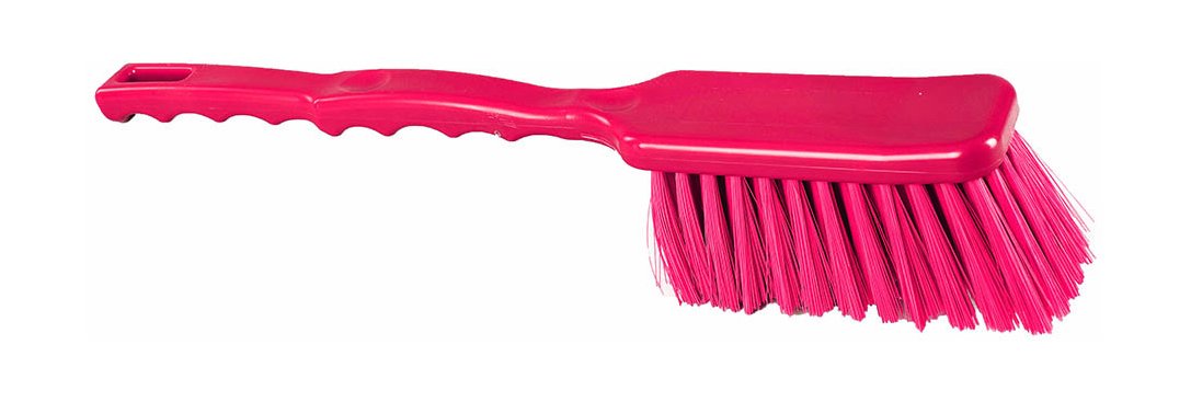Maya Professional Tools 10232-3 Wide Head Multipurpose Brush, Semi-Hard Fibre, 16.14" x 1.77", 410 mm x 45 mm, RedFBK/Food Safety