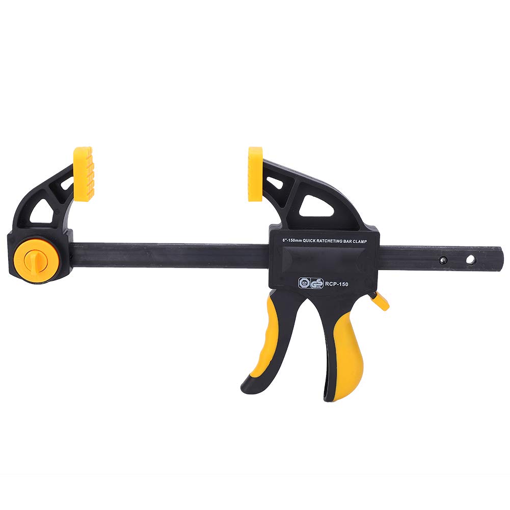 Hyuduo Portable F Clamp for Woodworking Heavy-Duty Alloy Steel Bar Clamp, Carpentry Tool for DIY Projects, Fixing Clip Pliers, Strong Forceps for Wood Joints & Assembly