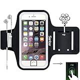 Senbor Sports Armband, Sweatproof Running Exercise Gym Fitness Cellphone Sportband bag with [ Fingerprint Touch ][ Key Holder ][ Card Slot ] for iPhone 7 Plus 6 6s Plus Samsung Galaxy S8 S7 Edge