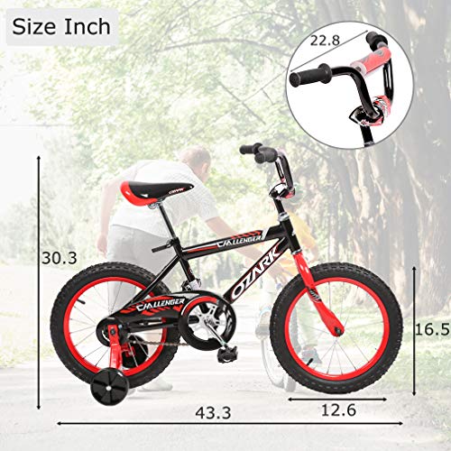 6 Steel+Children+Bicycle+Training+Wheels