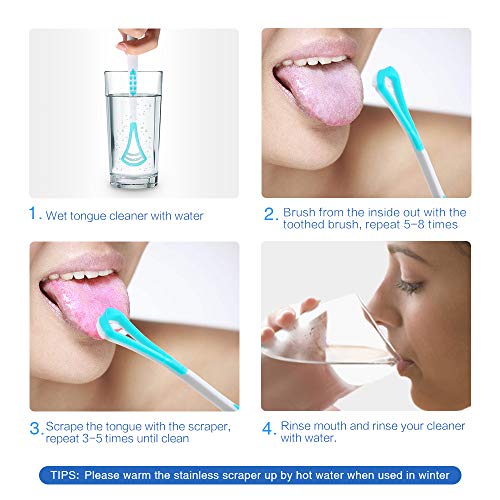 4 Tongue+Scraper+Cleaner+Stainless+Scraping