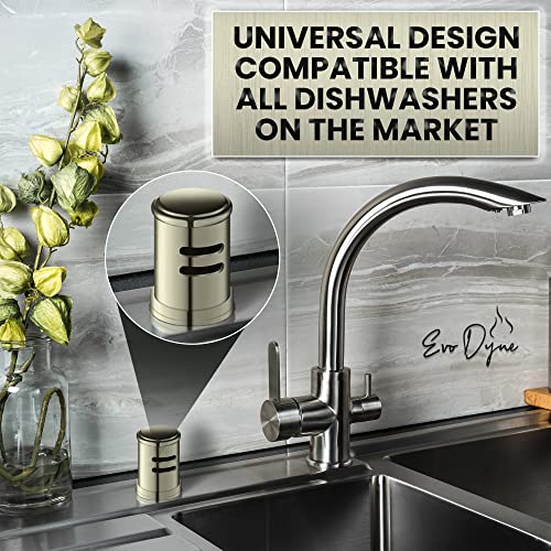 Dishwasher Air Gap ( 72020 Brushed Nickel Kit) Aftermarket Replacement Compatible With All