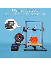 Comgrow CR-10S Creality - Impresora 3D con monitor de filamento y tornillos de doble barra en Z (11.811 x 11.811 x 15.748 in)