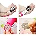 SUPRENT Trilogy Foot File for Dry Scaly Feet, Best Pedicure Tools for Removing Hard, Cracked, Dead Skin Cells, Professional Callus Remover for Both Professional and Home Use (Red)