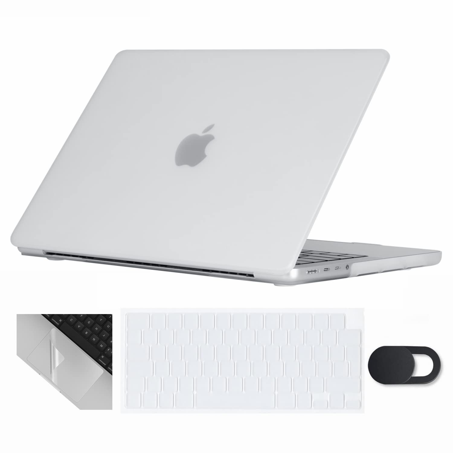 Se7enline Compatible with MacBook Pro 16 inch Case 2021-2024 Hard Shell Cover for 16-inch Model A2991 A3403 A2780 A2485 M4 M3 M2 M1 Keyboard Cover Skin&Webcam Cover&Trackpad Protector,Transparent
