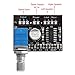 DROK Super Small 3W+3W DC 5V Audio Amplifier Handy Digital Power Amp Module Board Dual-Channel PAM8403 Stereo Amplifiers with Potentiometer for DIY Portable