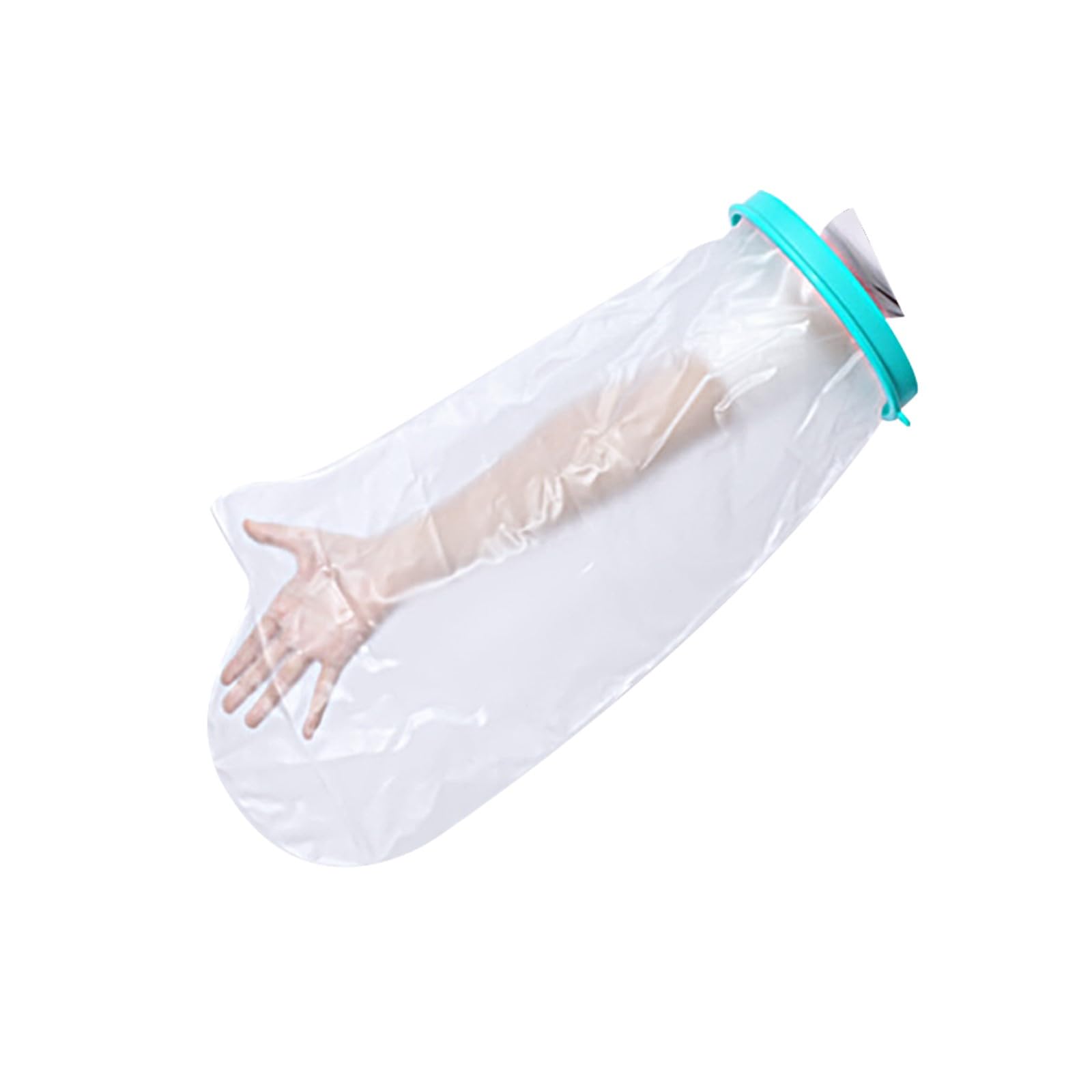 Funnytek Waterproof Cast Cover for Shower, Adult Half Arm Dressing Cover/Watertight Cast Bandage Protector for Broken Arm, Hand, Finger, Wrist((Plus))