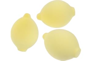 RUNROTOO 3pcs Soft Makeup Sponge Set, Lemon Scented Beauty Blending Puff for Foundation Application, Cosmetic
