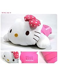 Hello Kitty Sanrio Apoyabrazos Consolas de centro de cojines para auto, cojín Pad Diseño de mariposas para motores de auto
