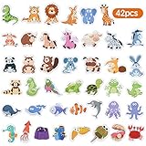 Baobë Fridge Magnets for Toddlers 42 PCS Foam Magnets Early Learning Educational Toy for 3 Year Old Boys Girls Kids (Animals)