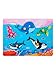 ROBOTIME Wooden Marine Animal Peg Puzzle Board Baby Shape & Color Recognition Toys for 1 2 3 Years(5pc)