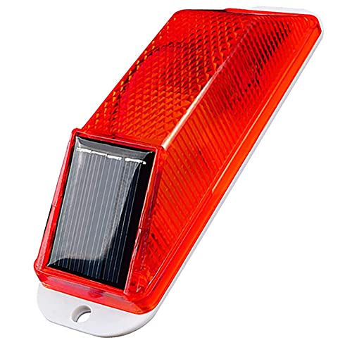 Aolyty Solar Strobe Warning Light Sensitive LED