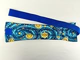 Nature Creation Back & Abdomen Herbal Heating Pad- Sciatic Nerve Discomfort - Hot and Cold Therapy (Turquoise Galaxy)