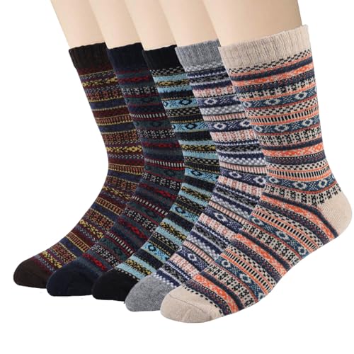 Loritta 5 Pairs Wool Socks