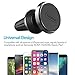 Tecboss Magnetic Mount, Universal Air Vent Magnetic Car Mount Holder for Cell Phones and Mini Tablets, Black