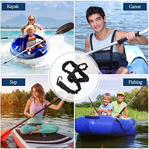Harrycle Stretchable Kayak Paddle Leash Adjustable Safety Tool Lanyard