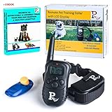 Roi-pets Dogs Training Kit – Electronic Remote Control Training Collar for Dogs – All size Dog (10lbs-100lbs) – FREE Training Clicker – FREE E-book About Dog Training & Maintenance – Dogs Educator