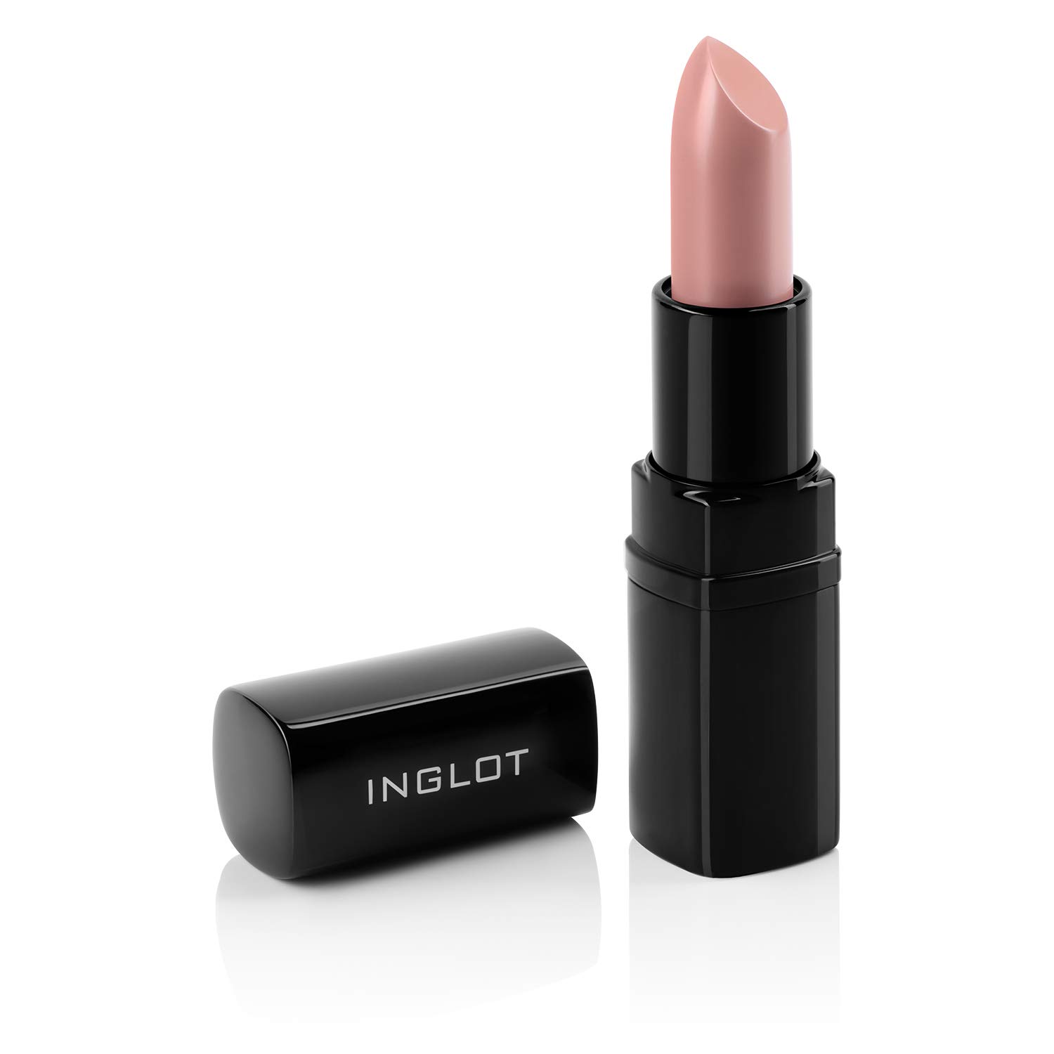 Inglot LipSatin Lipstick - Creamy lipstick with a satin finish | Moisturising lipstick with intense colour | Long-lasting | Intense colour | 4.5 g | 318