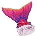 Play Tailor Mermaid Tail Swimmable Costume Swimsuit for Girls Swimming(No monofin) (Child 8, Red)