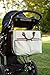 Wallaroo Baby Diaper Bag - Designer Tote For Mom - Deluxe Organizer With Built in Stroller Straps (Brown Stripe)
