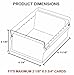 Acrimet Index Business Card Size File Holder Organizer Box Metal Base Heavy Duty (AZ Index Cards and Divider Included) (White Color with Clear Crystal Plastic Lid Cover)