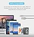 2pcs 6ft Rywell iPhone Lightning Cable Charging Cord Nylon Braided Apple USB Cable Usb Data Sync Cable 8 Pin Cable for iPhone 7 7 Plus 6 6s 6 Plus 5 5s SE iPad iPod Touch (Grey)
