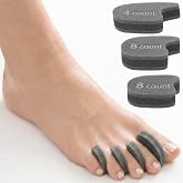 VIVEsole Foam Toe Separators (20 Pack) - Spacers for Bunions, Corns | Blisters, Overlapping &amp; Hammer Toe Pain Relief - Cushion Pads Prevent Friction &amp; Reduce Pressure - For Men &amp; Women